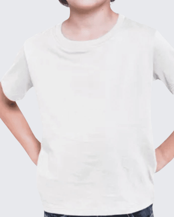Camiseta Infantil - Lisa branca - Imagem 2