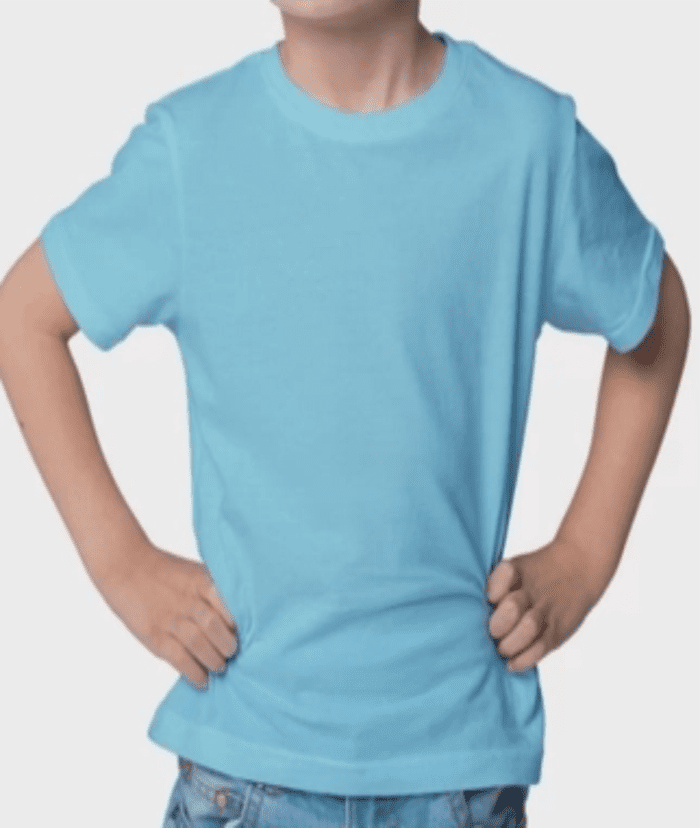 Camiseta Infantil - Lisa Azul Bebe