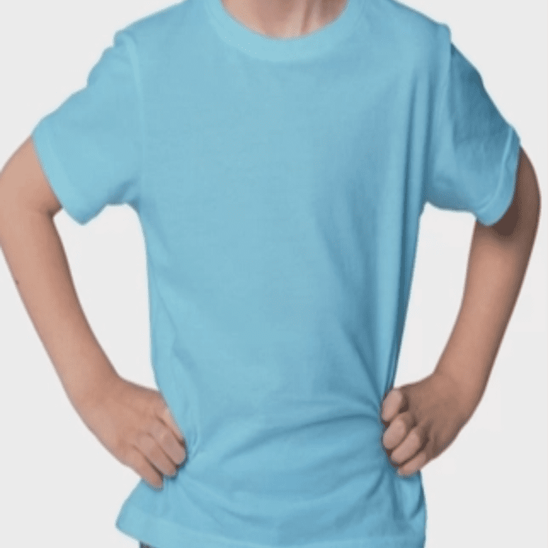 Camiseta Infantil - Lisa Azul Bebe